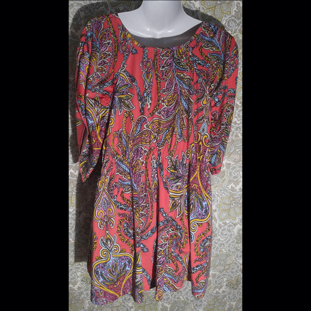 One World Plus Size 1X Embellished Shirt - Picture 6 of 6